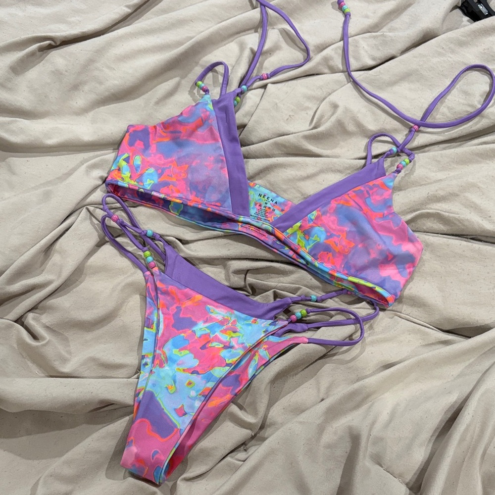 Vibrant Multicolor Bikini Set
